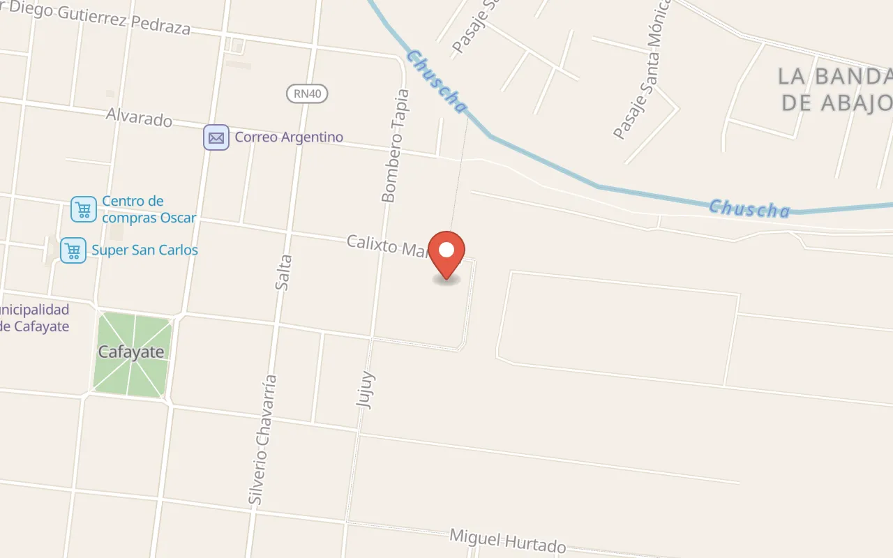 Hostal Andino map