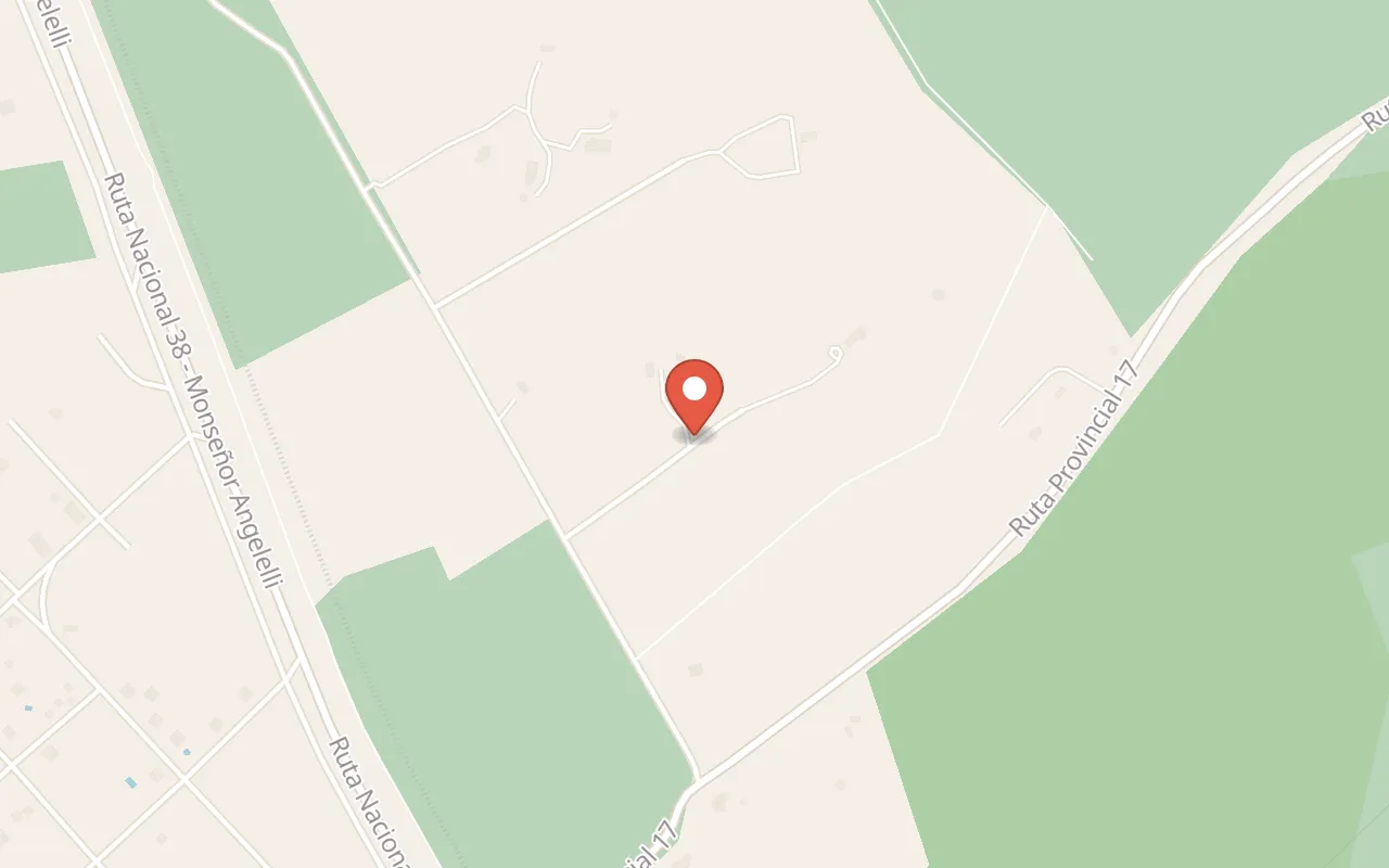Cabañas Portal Uritorco map