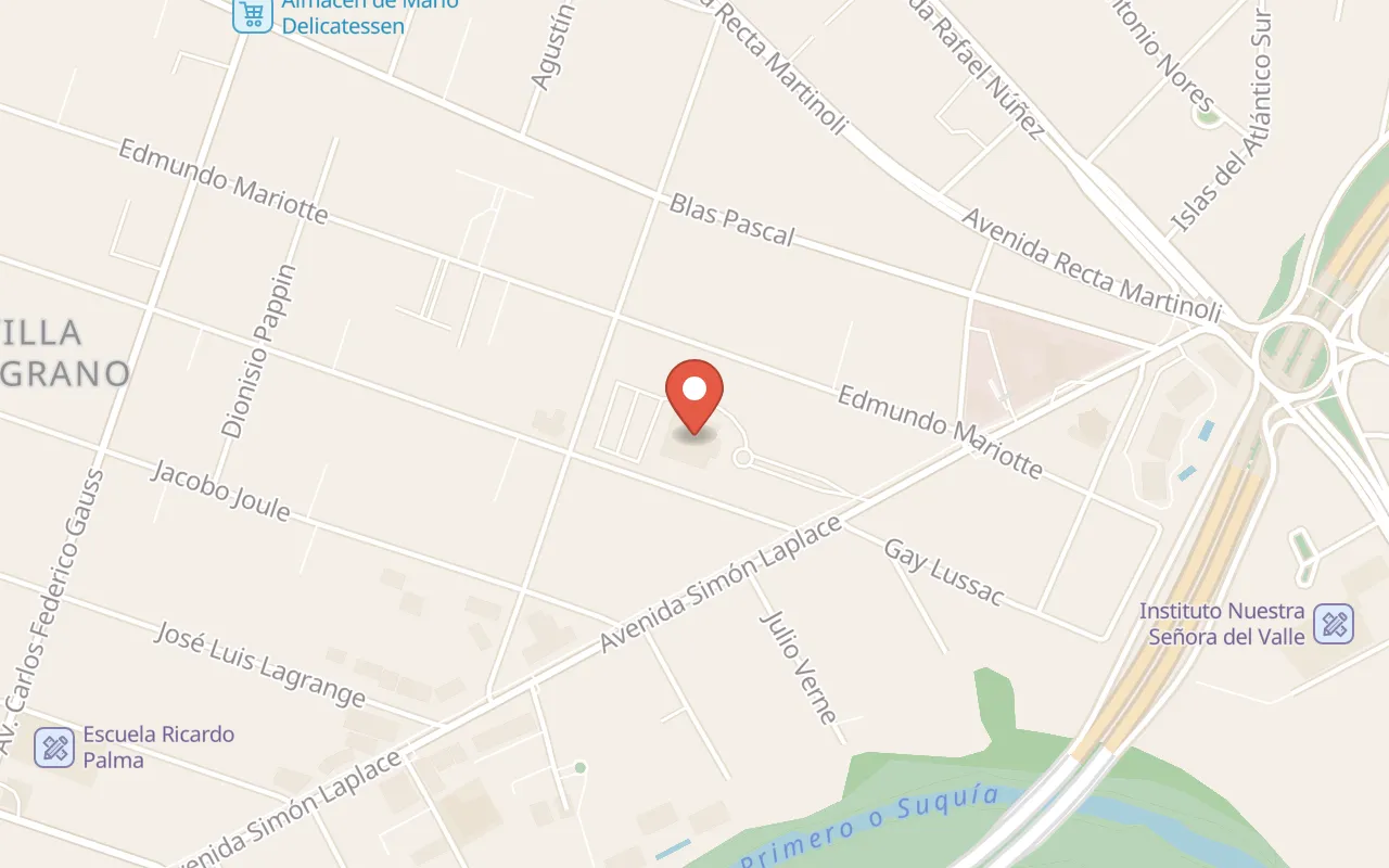 Templo de Córdoba Argentina map