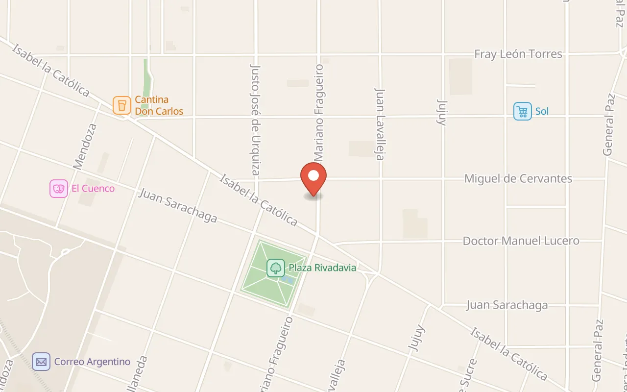 Vidón Bar map