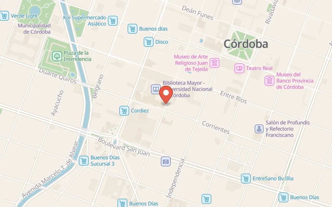 Colegio Nacional de Monserrat map