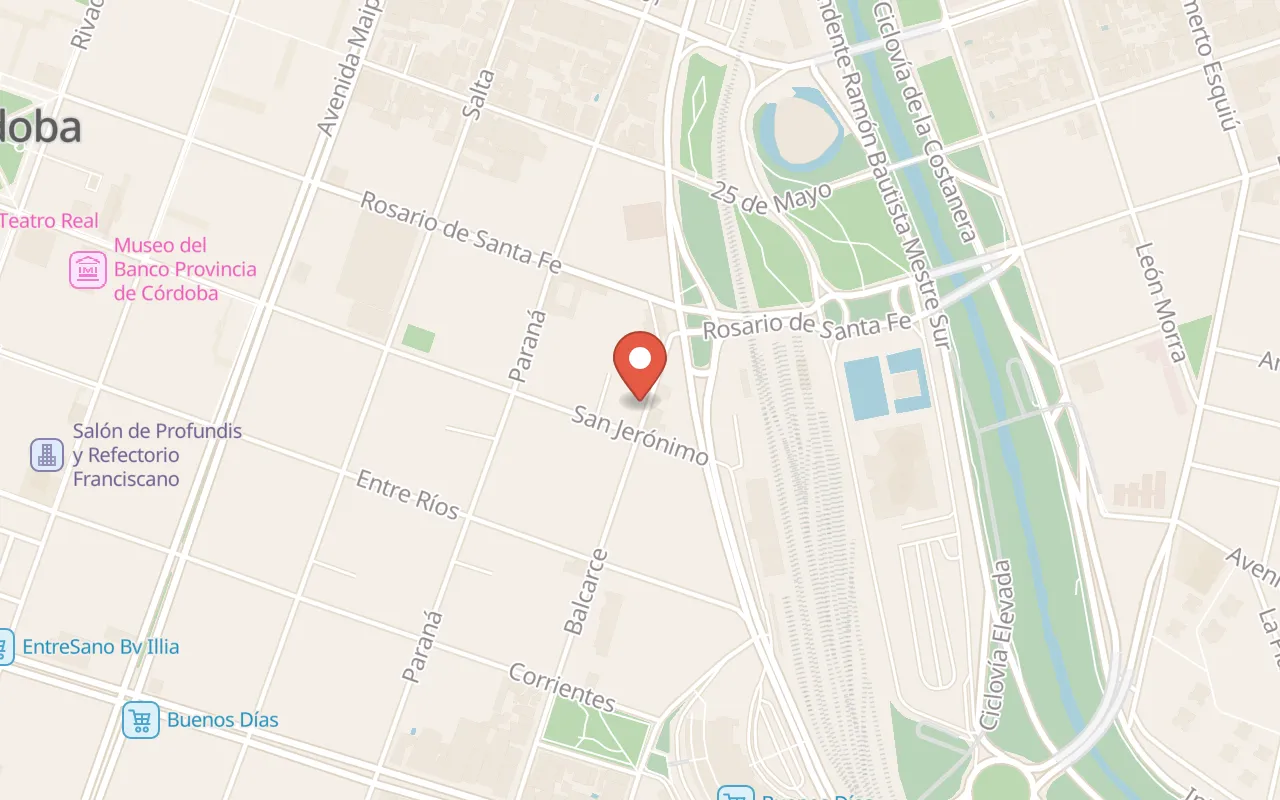 Hotel Riviera Córdoba map