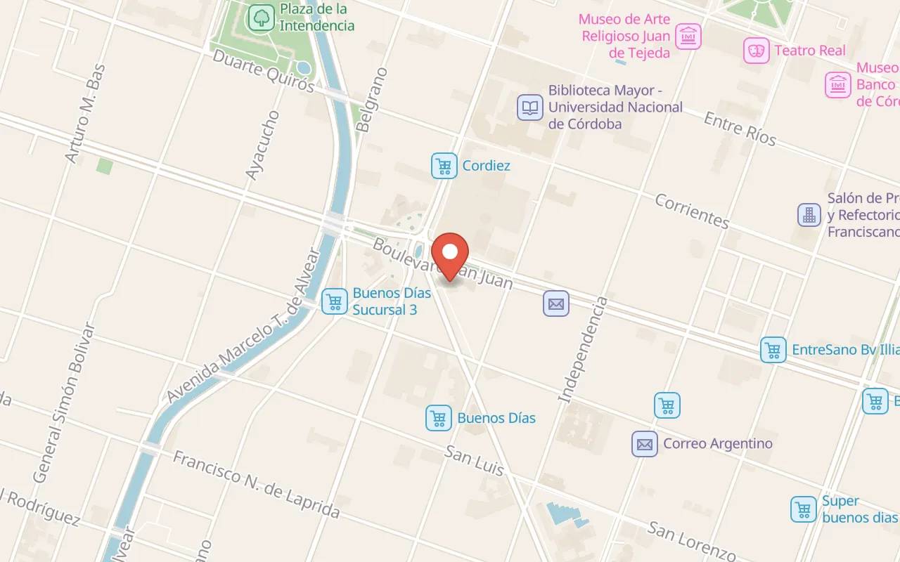 Novecento map