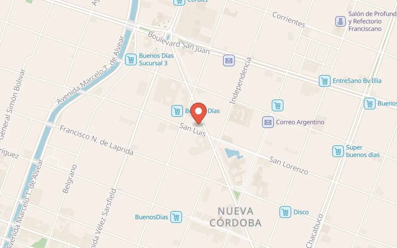Museo de Antropología de la Universidad Nacional de Córdoba map