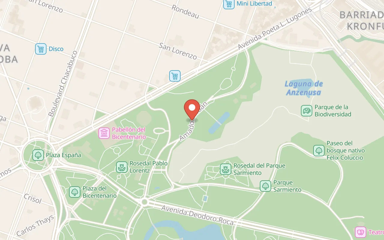Parque de la Biodiversidad map
