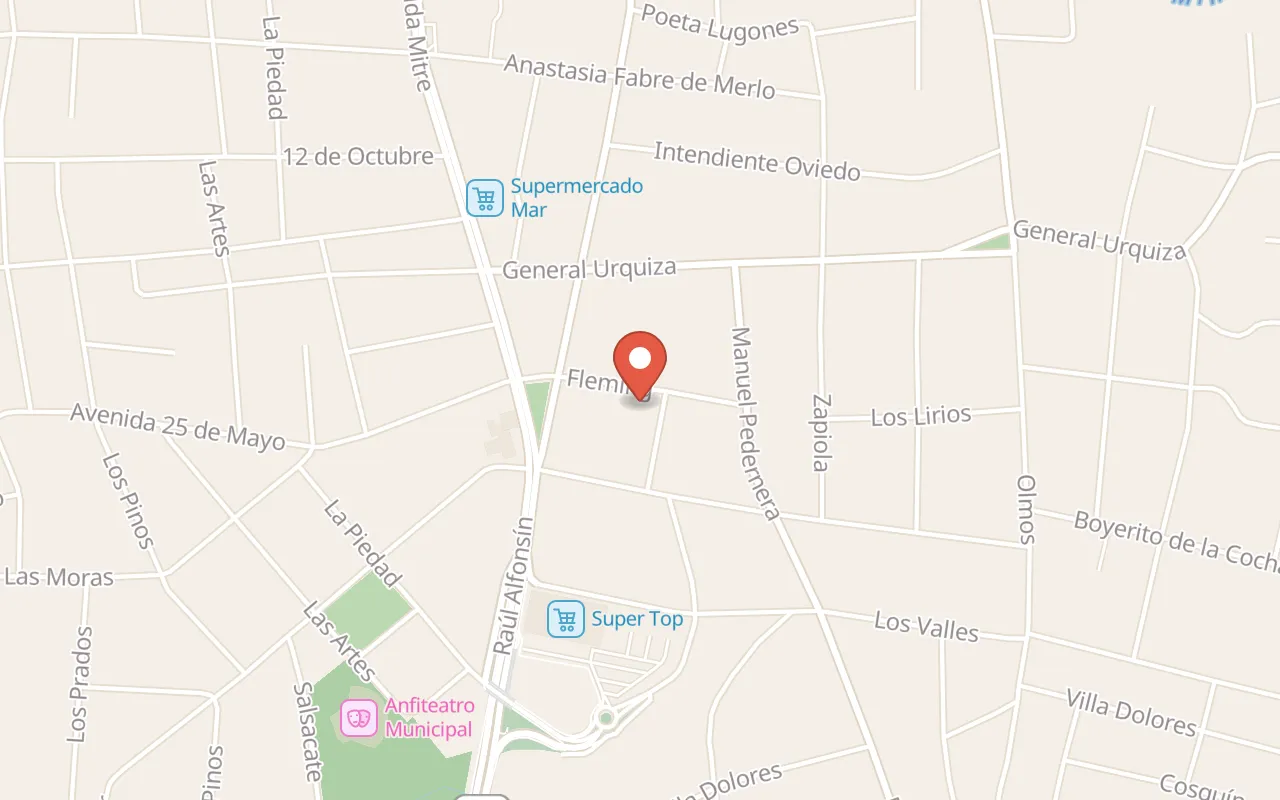 Hostería Tejas Negras map