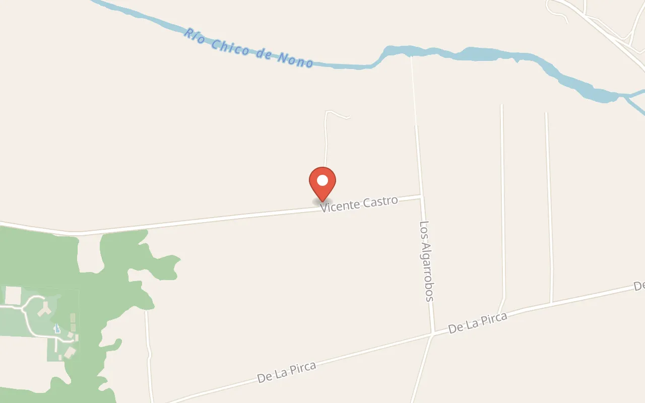 Cabañas Alto del Monte map
