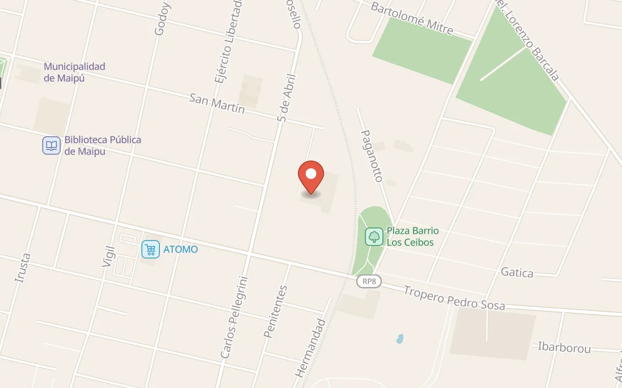 Bodegas Baudron map