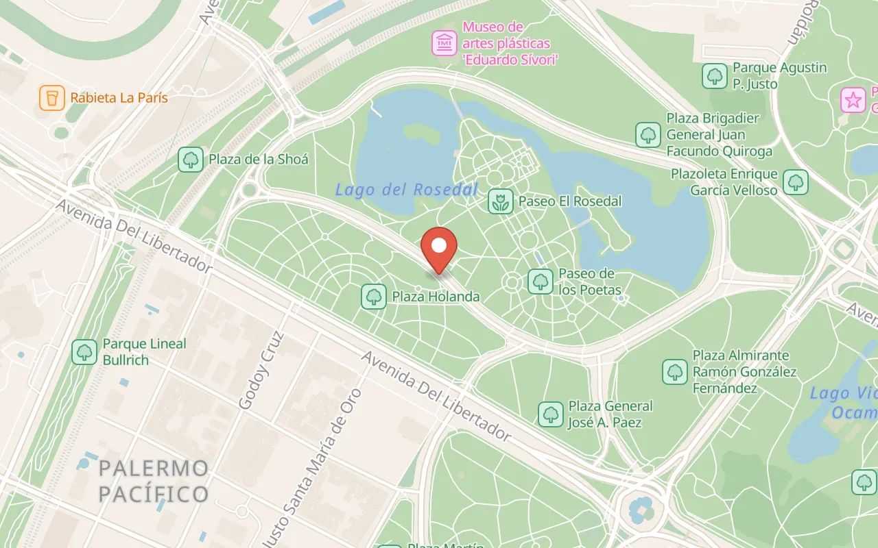 Plaza Holanda map