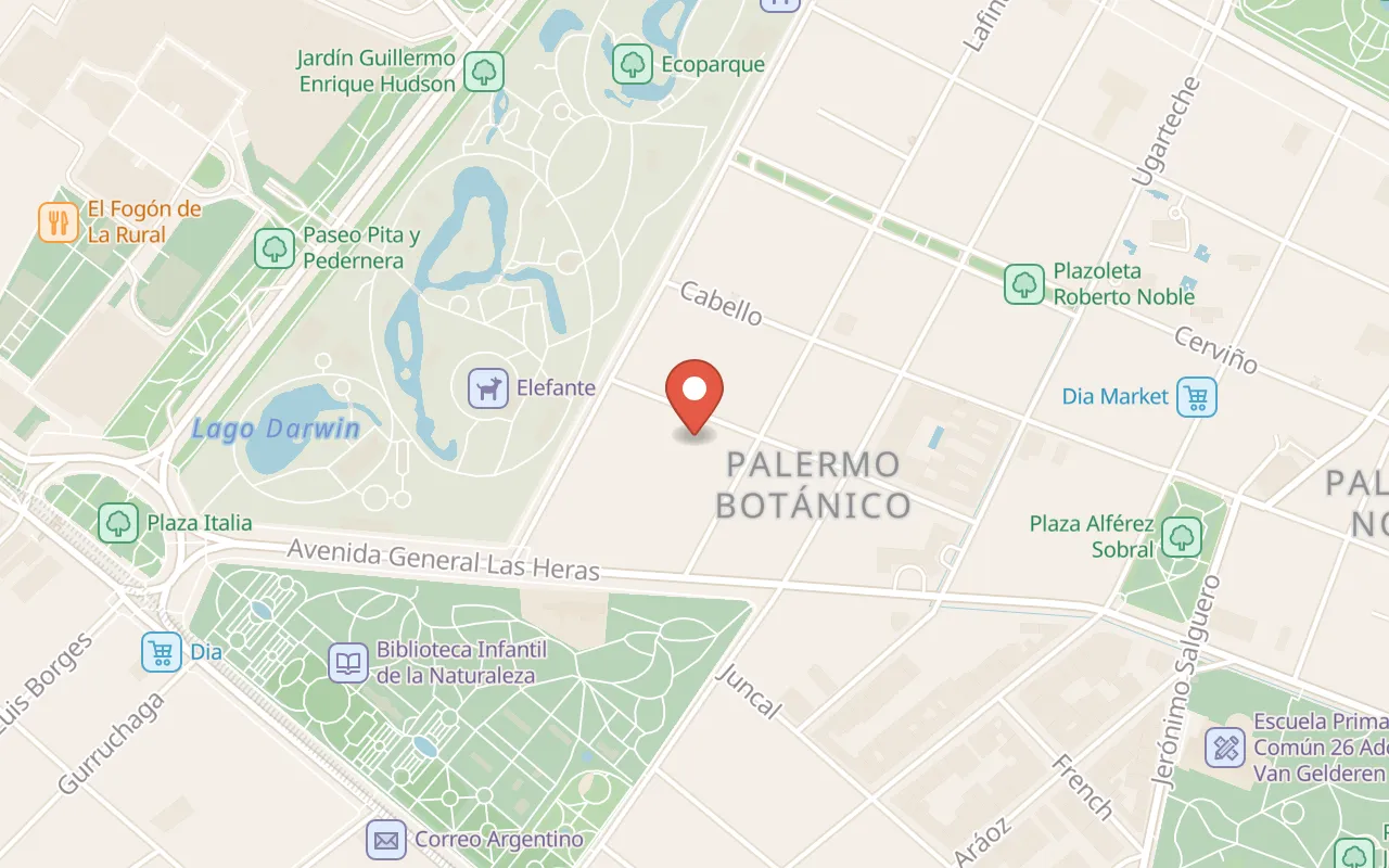 Museo Evita Restaurant Bar map