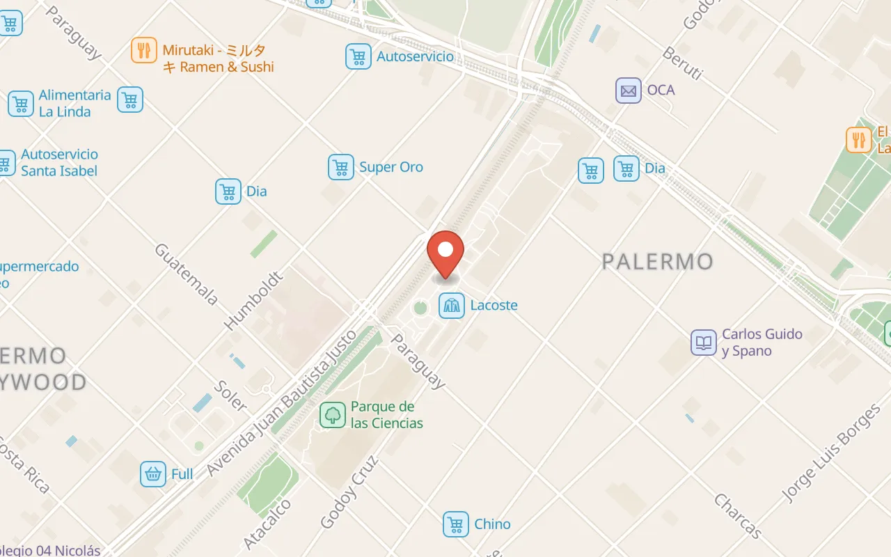 Distrito Arcos map