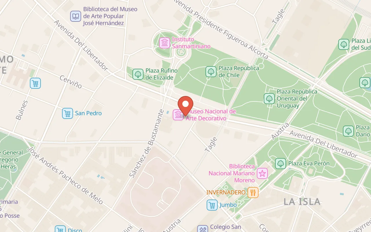 Croque Madame Recoleta map