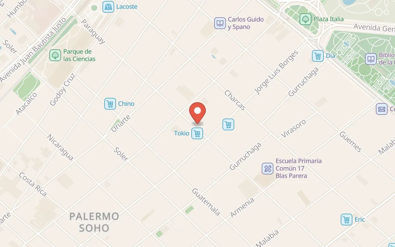 Play Hostel Garden map