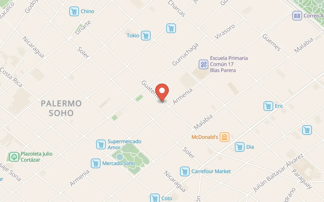 Play Hostel Soho map