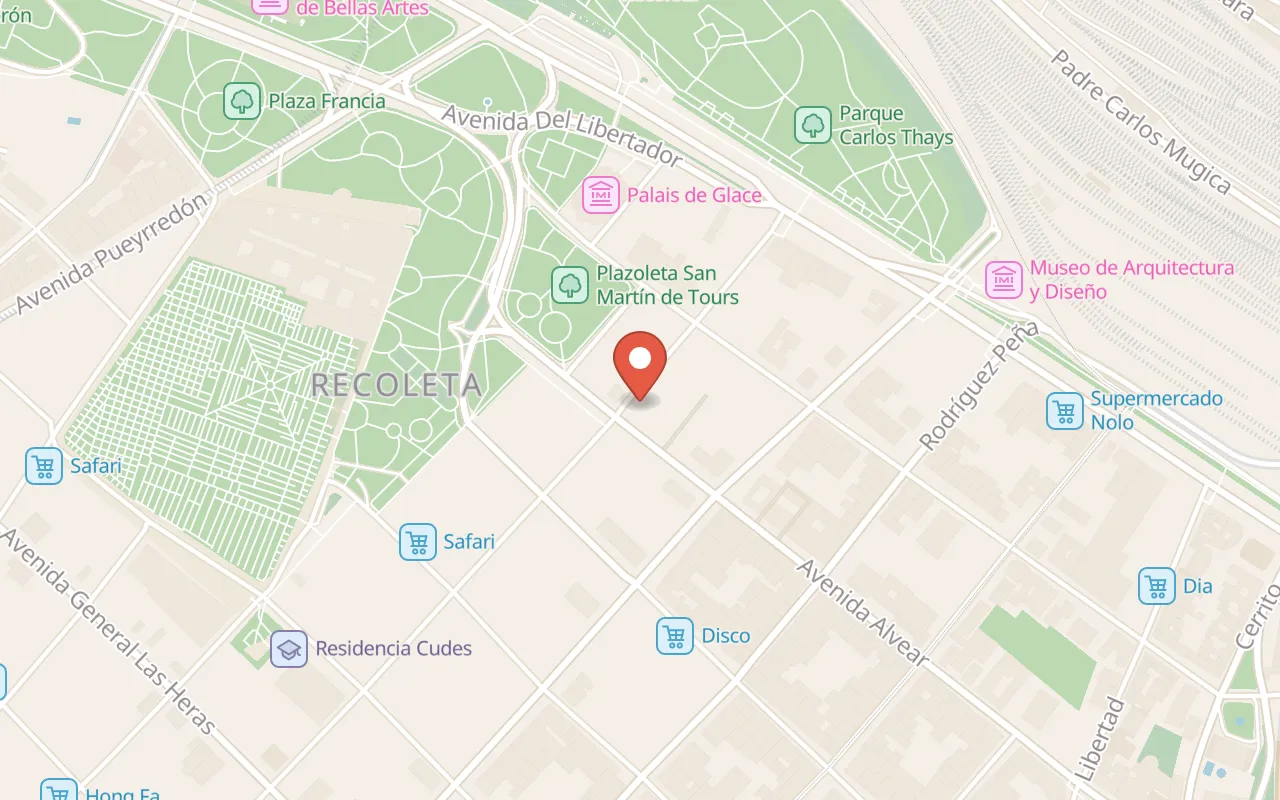 L Orangerie Alvear Palace Hotel map