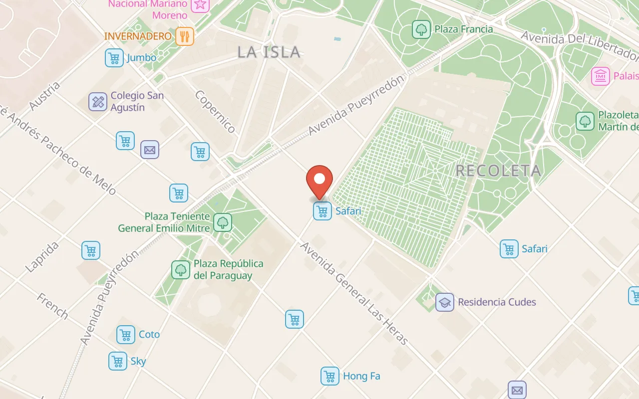 Mons Hostel map