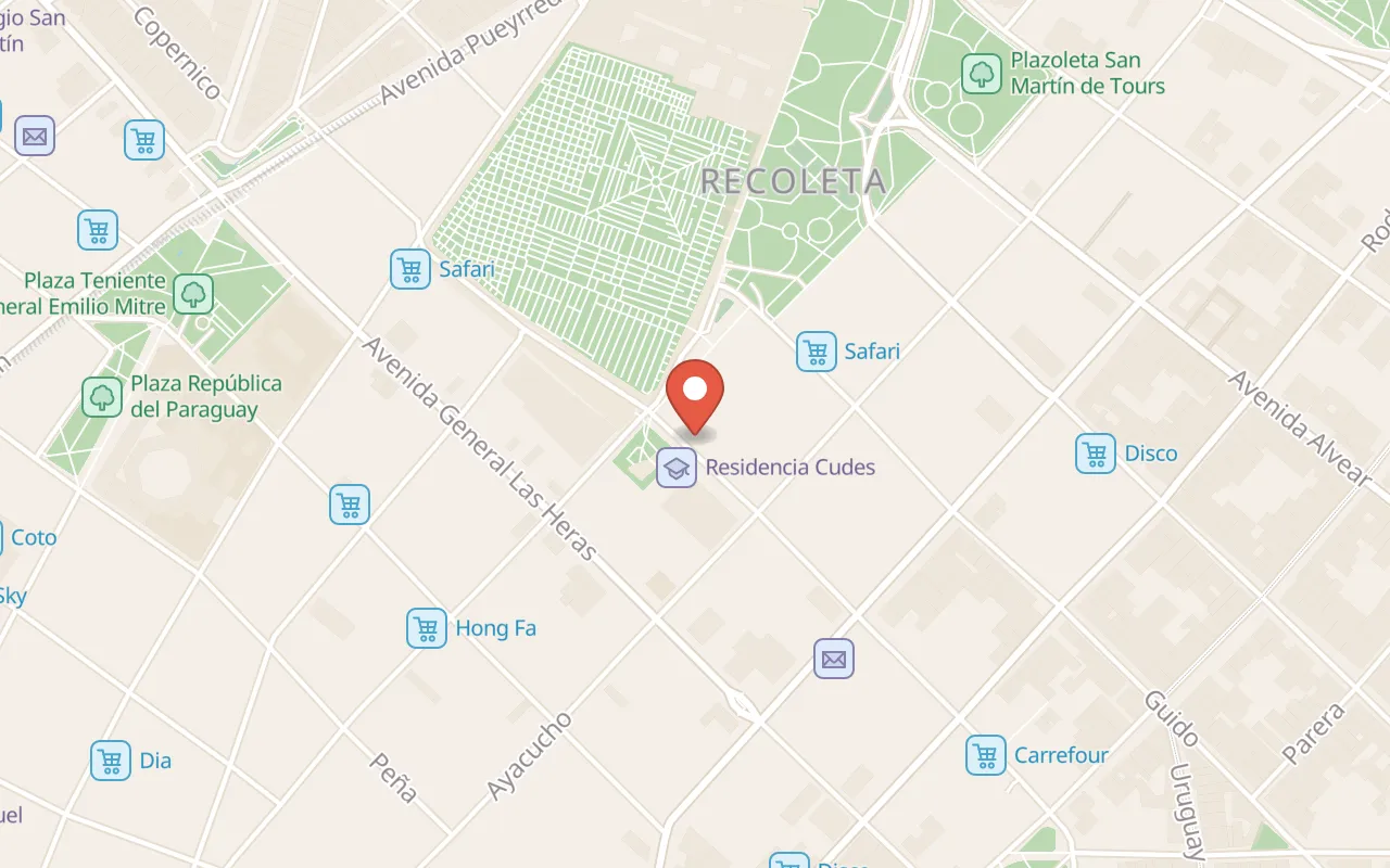 Loi Suites Recoleta Hotel map