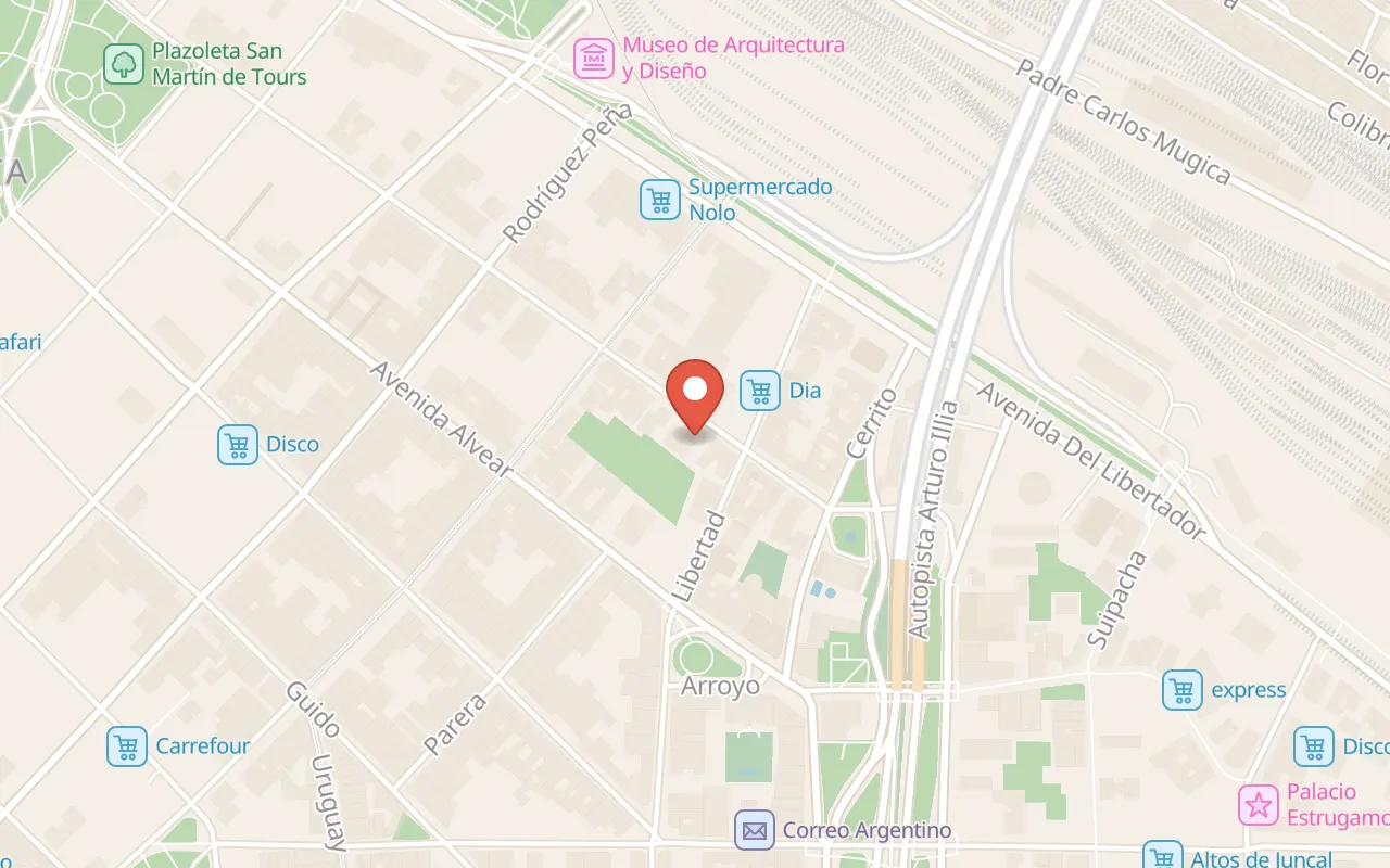 La Pâtisserie Recoleta map
