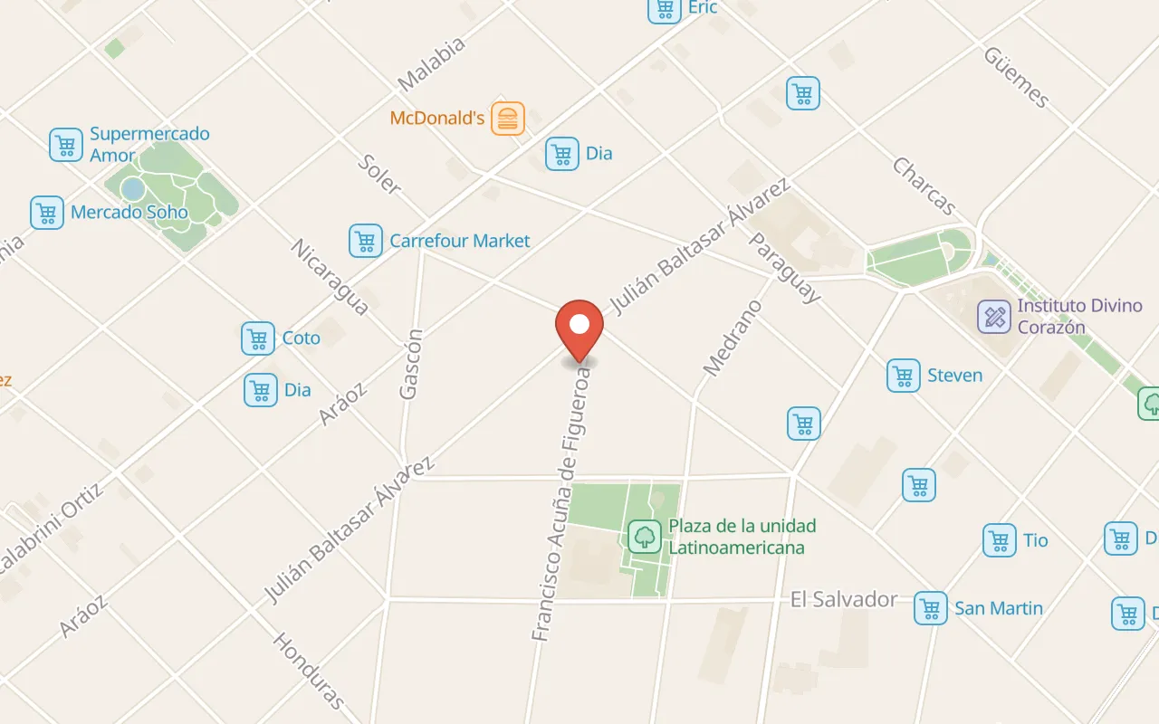 Casa Coupage map