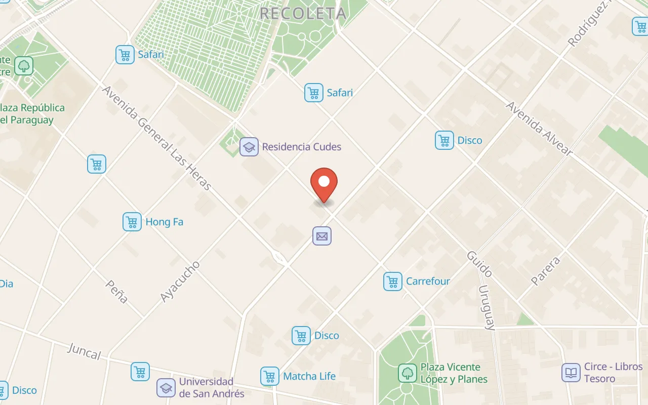 Casa Bevant map