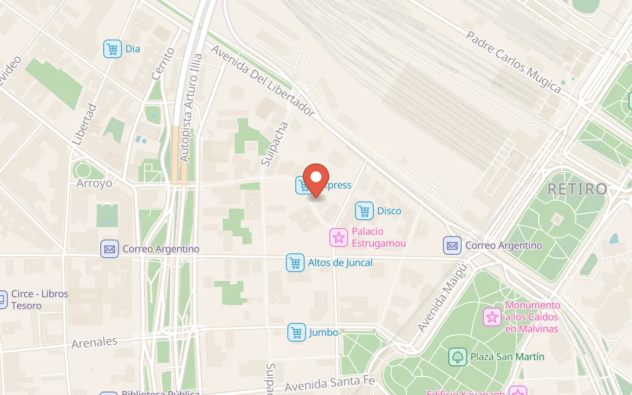 Le Club Bacan map