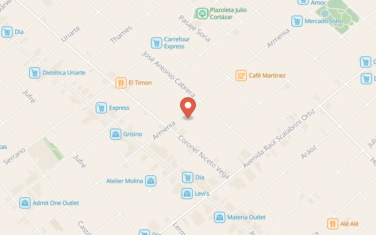 La Milonguita map