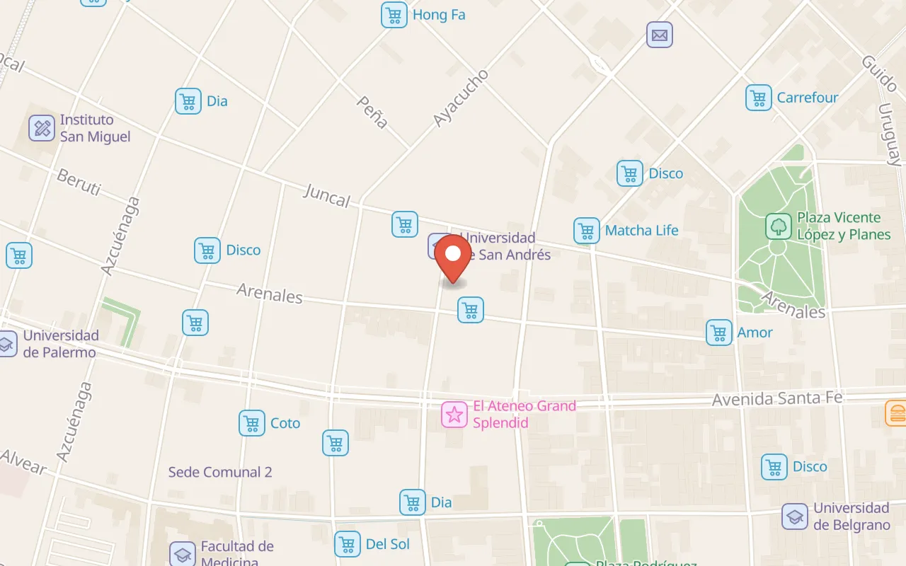 Como En Casa map