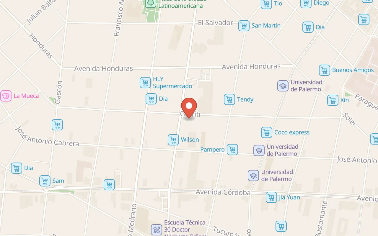 Café Vinilo map