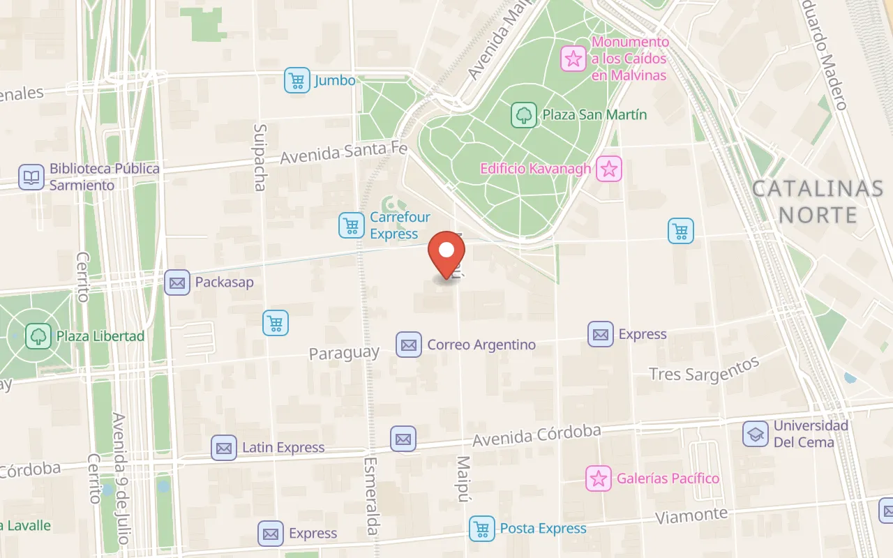 Palacio Bencich map