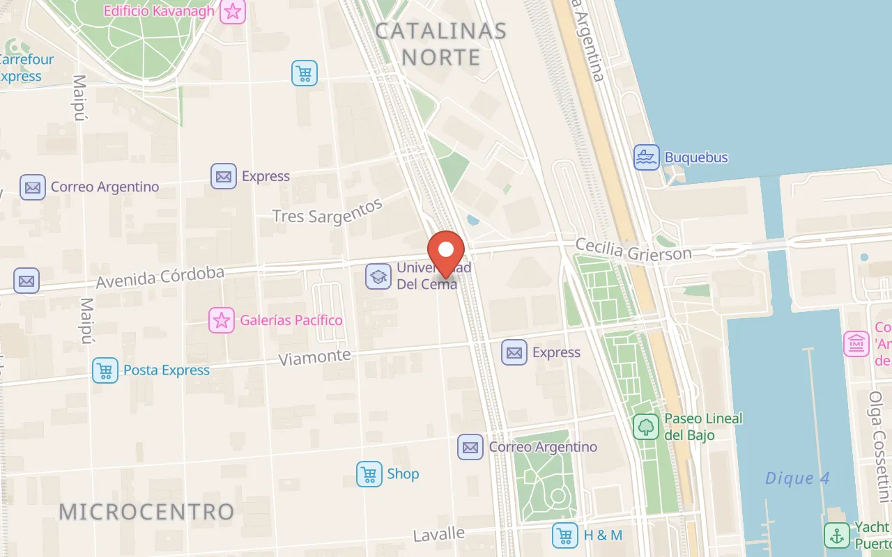 Holiday Inn Express Puerto Madero By Ihg map