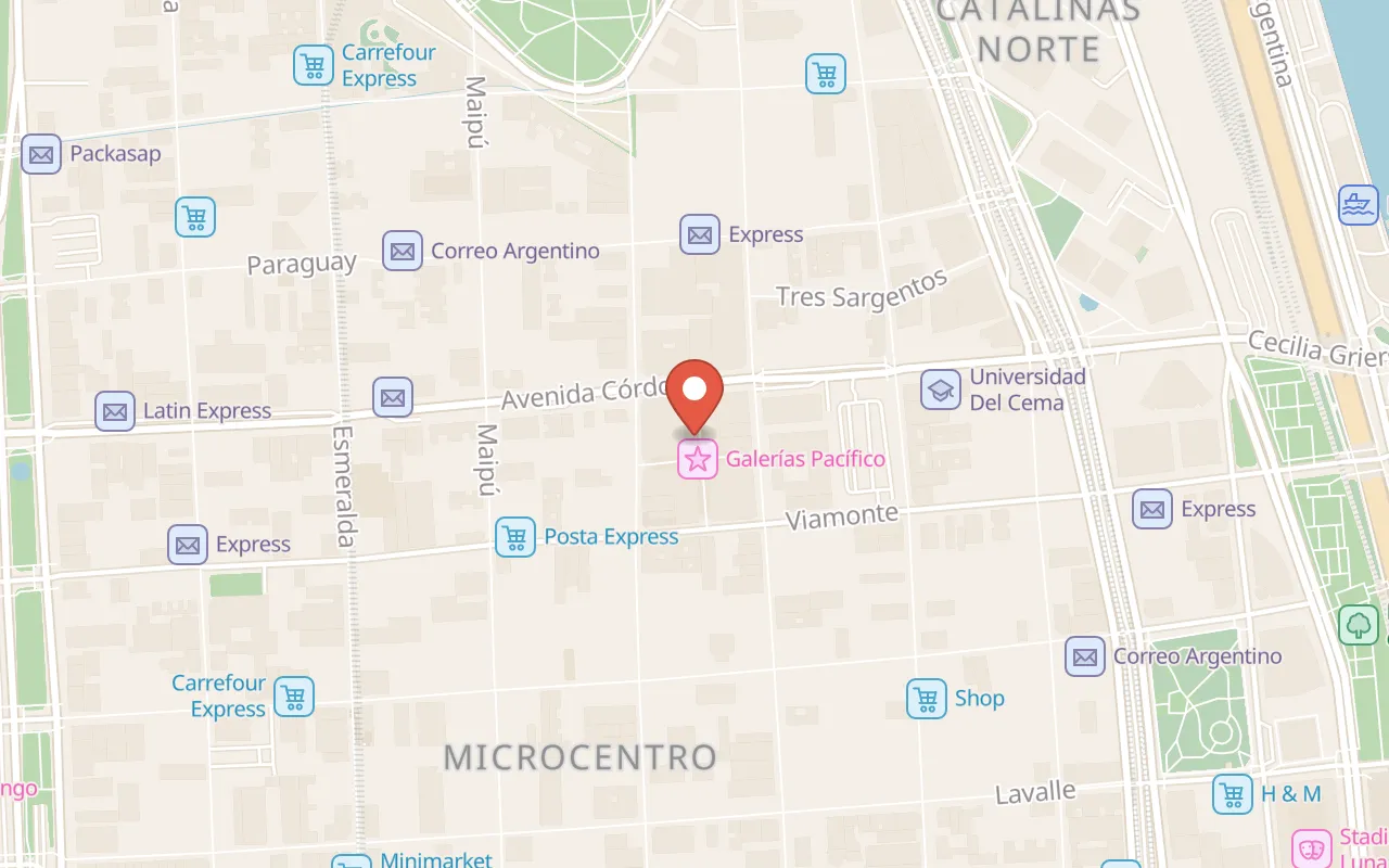 Amaretti map