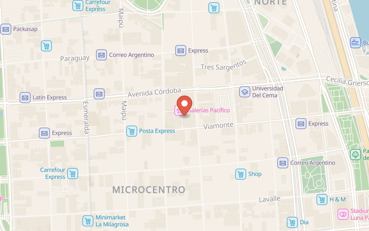 Centro Cultural Borges map