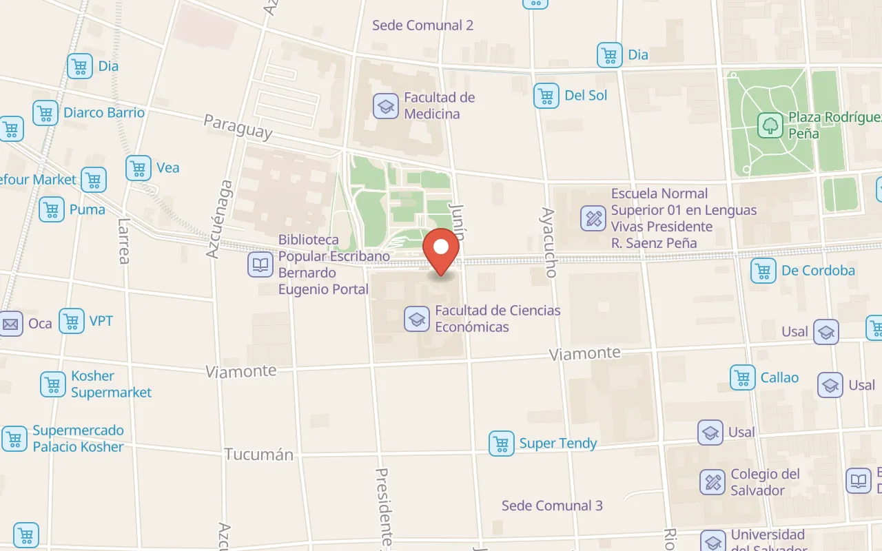 Facultad De Ciencias Economicas Uba map
