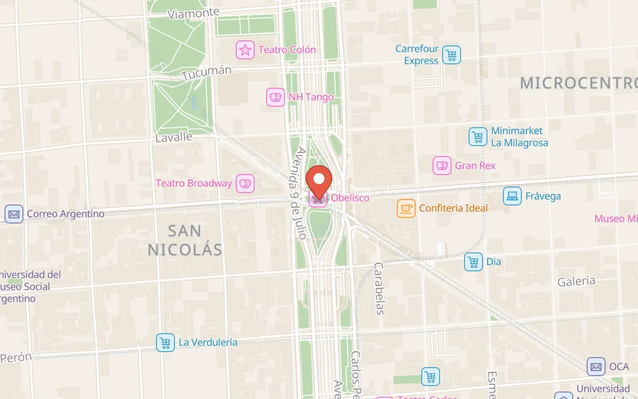 Obelisco de Buenos Aires map
