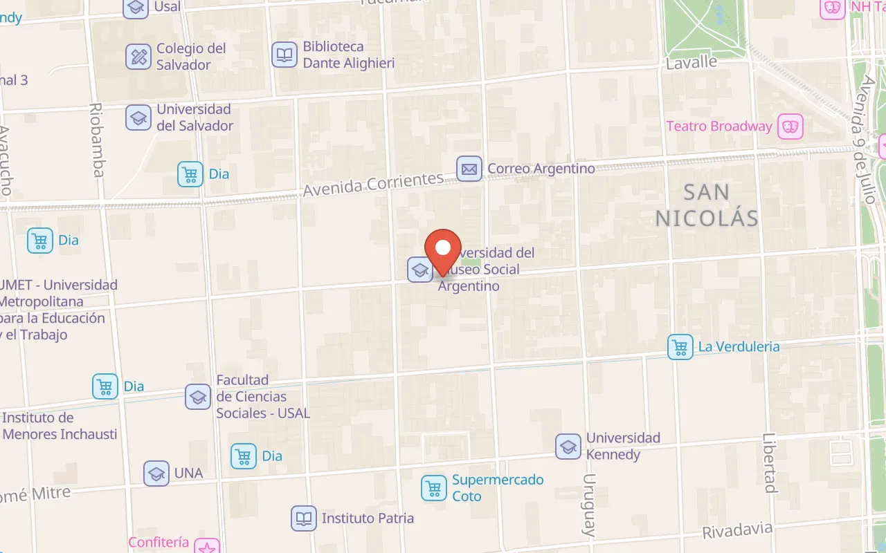 El Cultural San Martín map