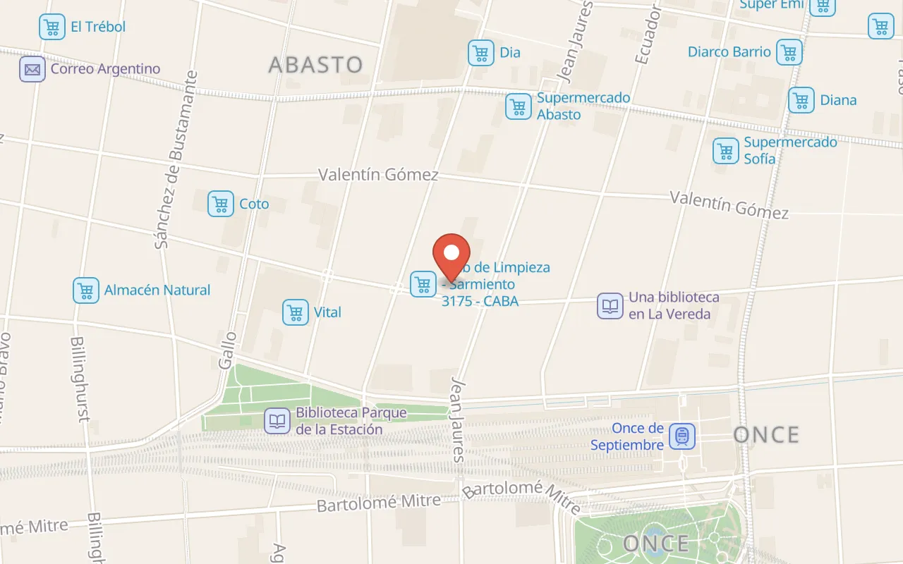 Ciudad Cultural Konex map