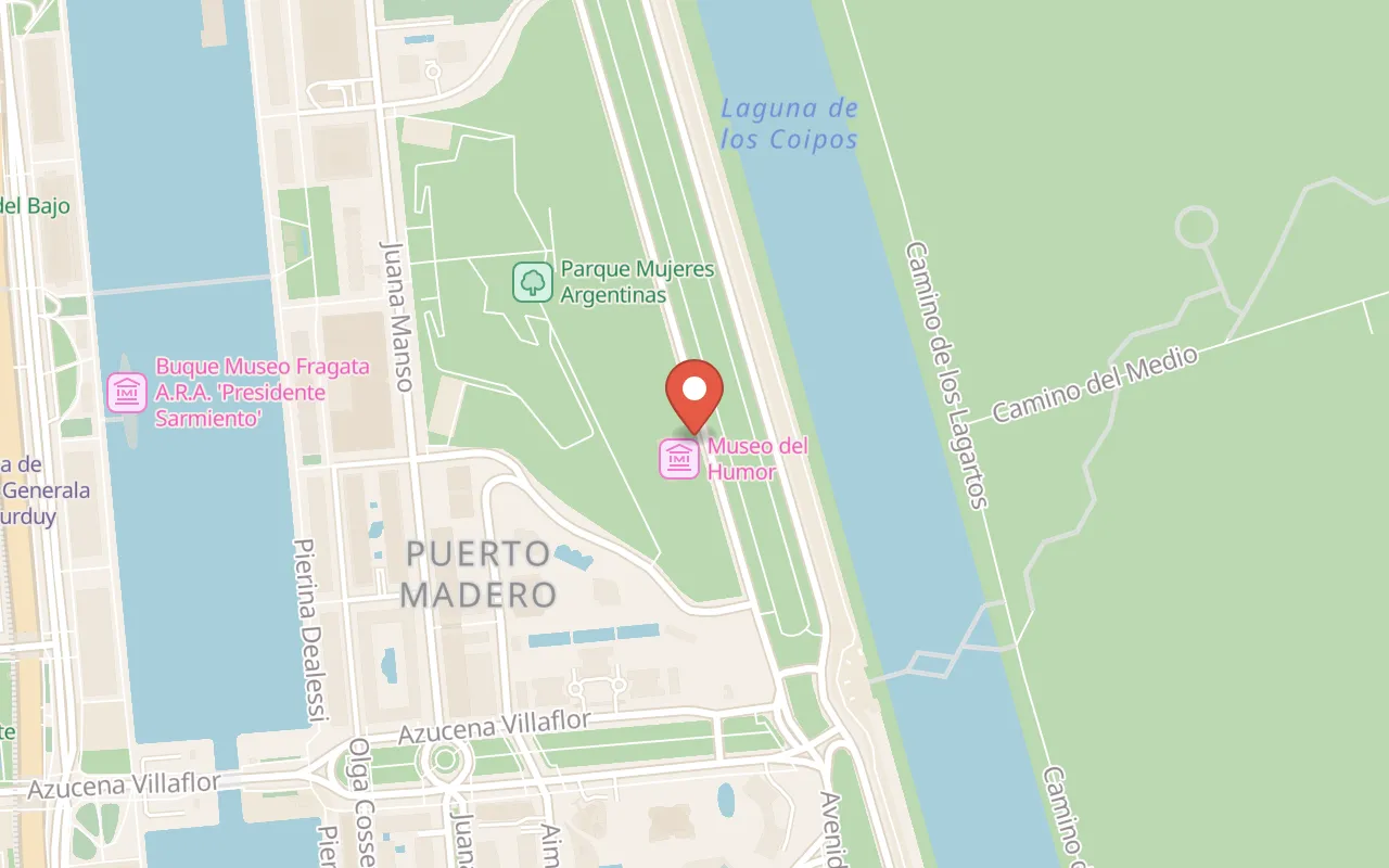 Museo del Humor map
