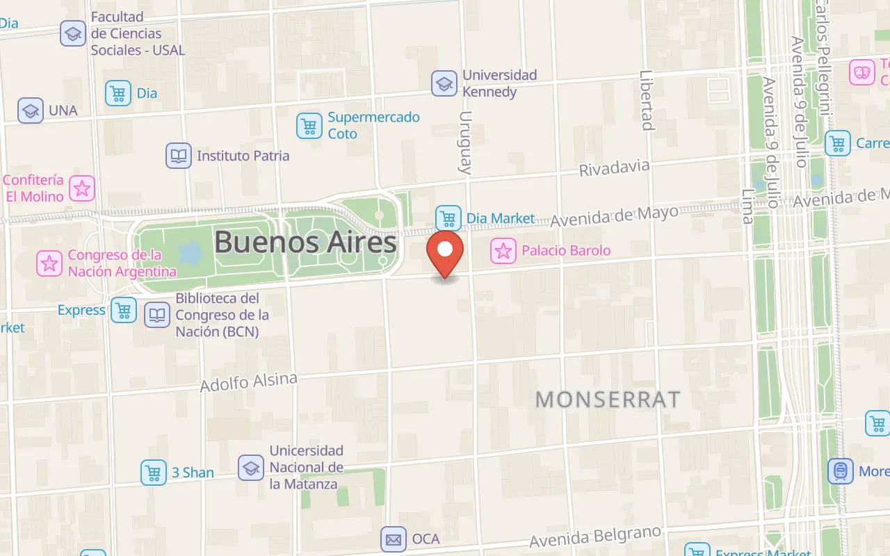 Casa Fernández Blanco map