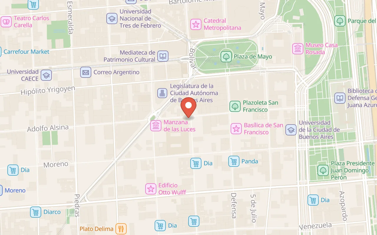 Iglesia de San Ignacio de Loyola map