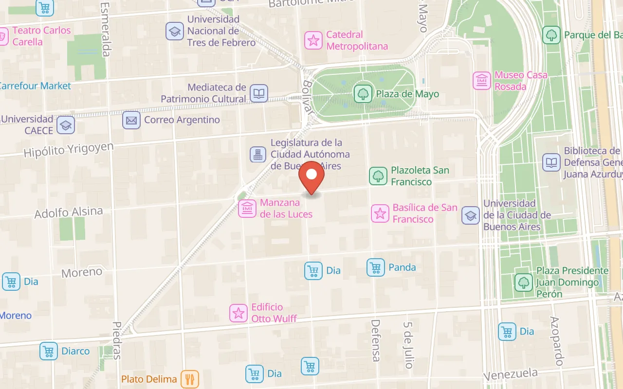 Librería de Ávila map