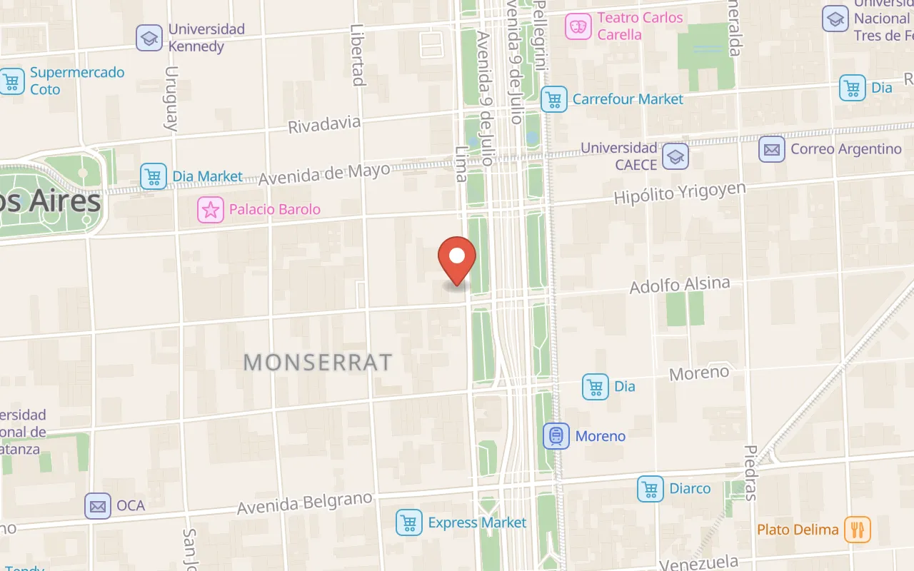 Eurobuilding Hotel Boutique Buenos Aires map