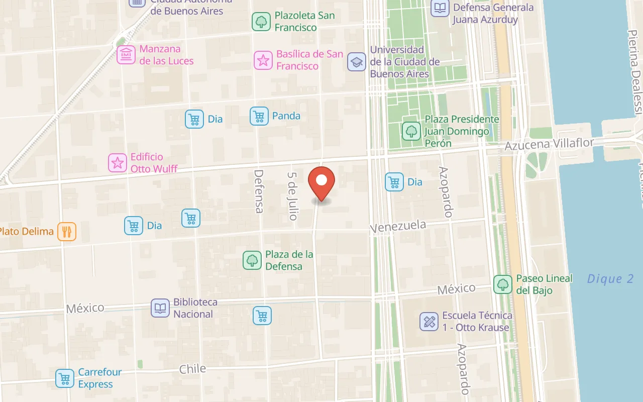 La Trastienda Club map