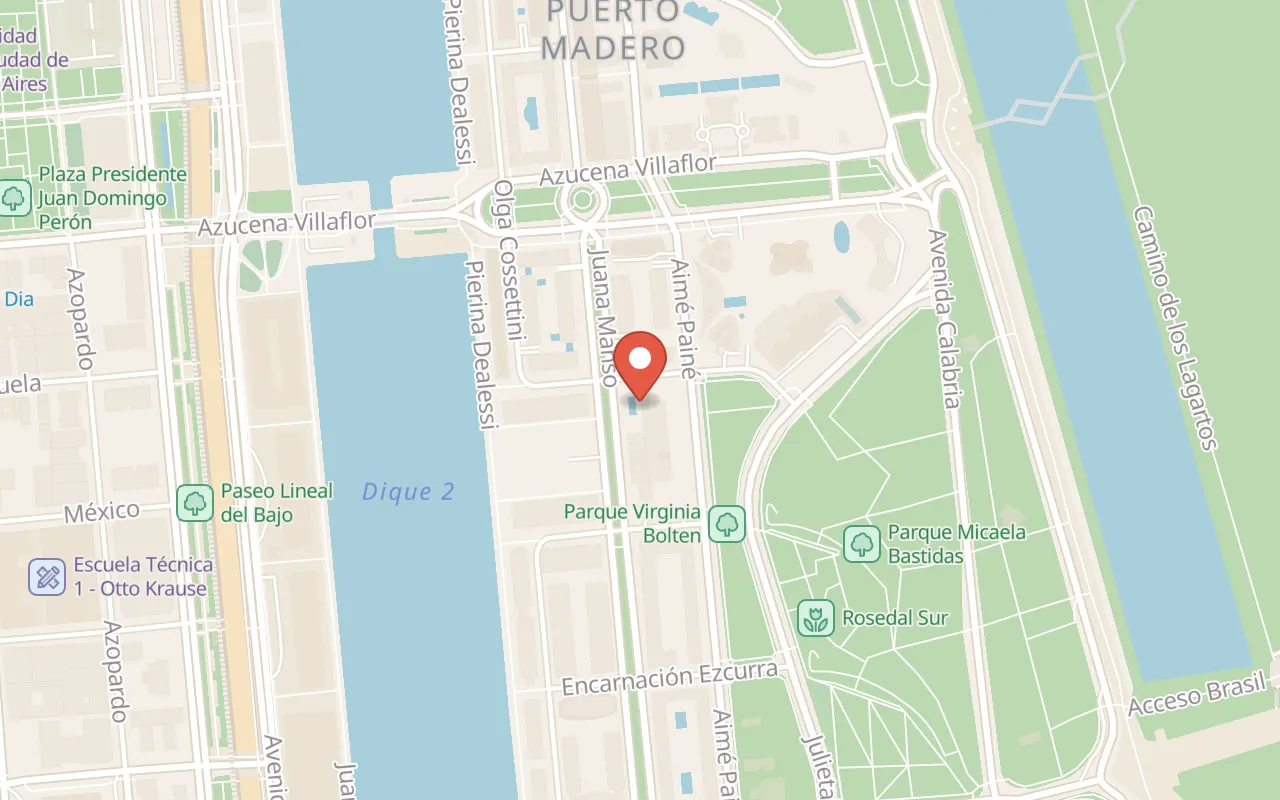 Faena Hotel Buenos Aires map