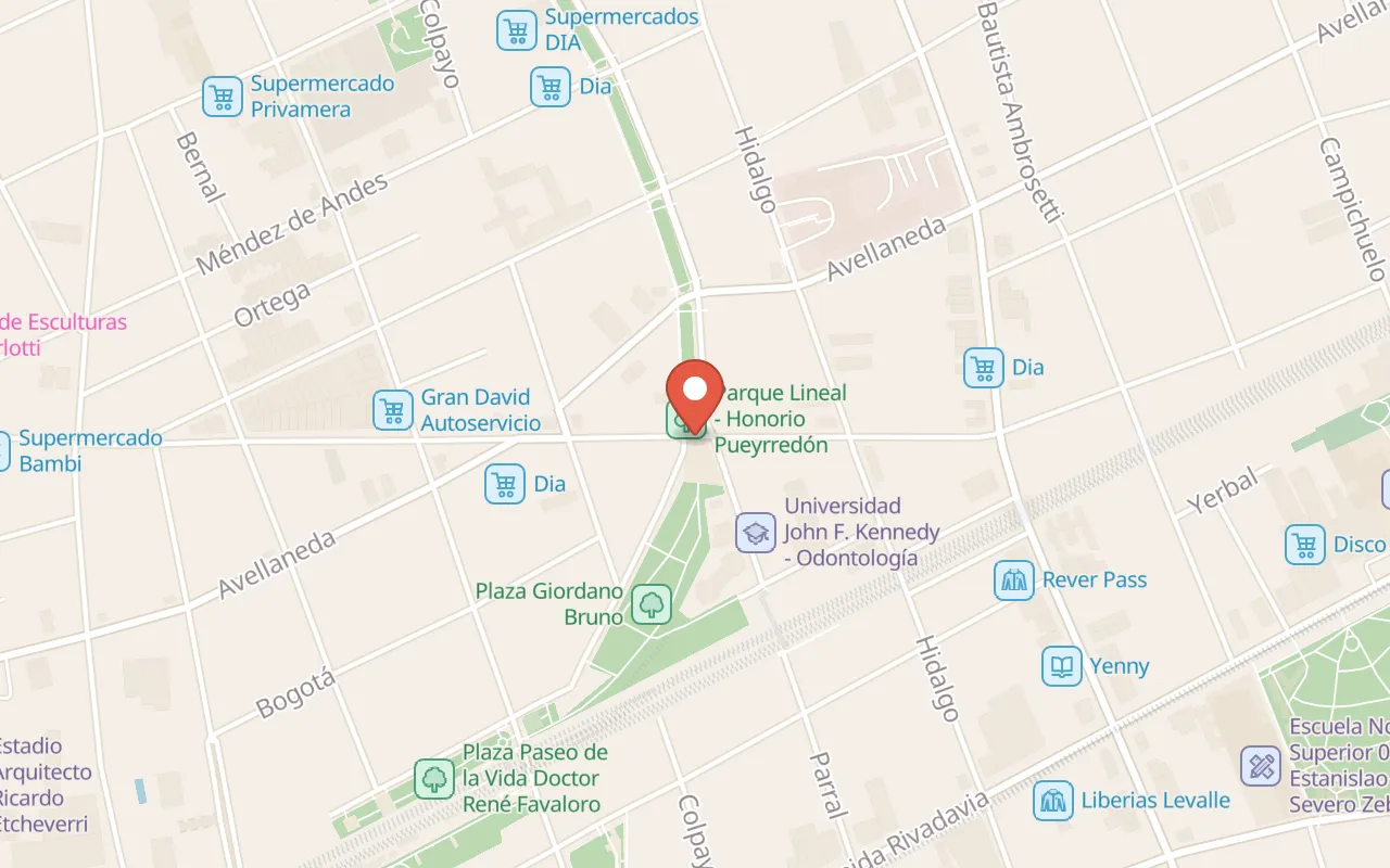 Barrio de Caballito map