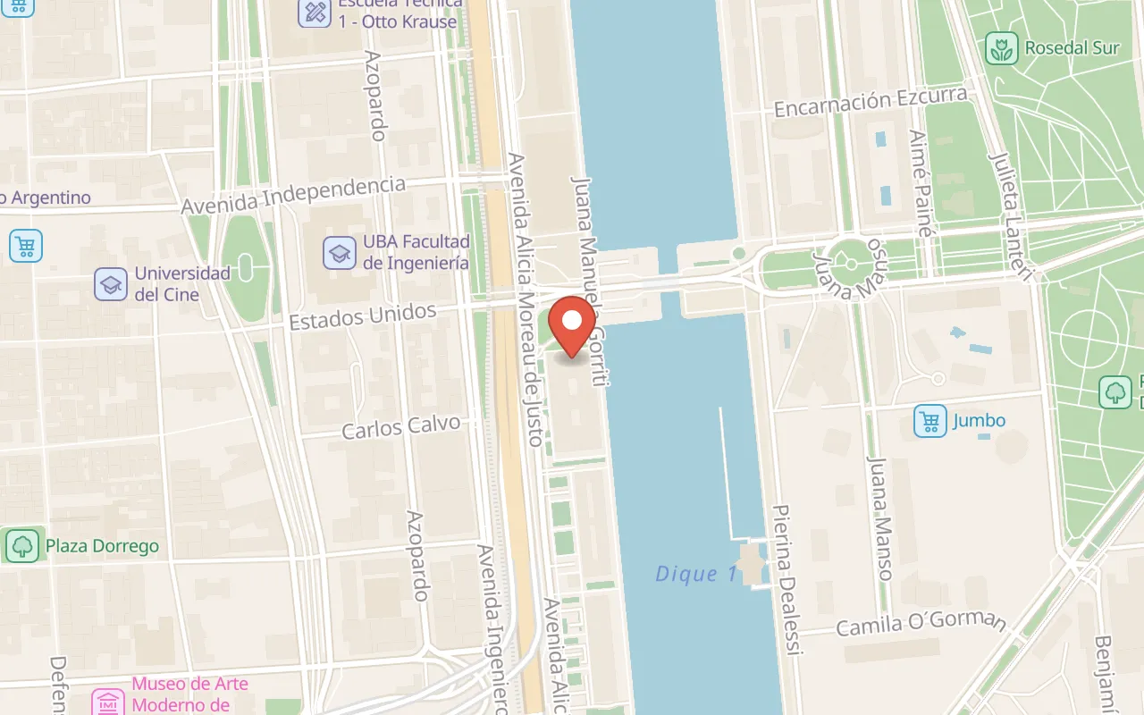Siga La Vaca map