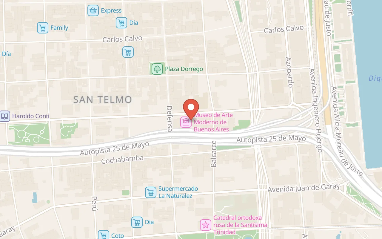 Buenos Aires Museum of Modern Art map