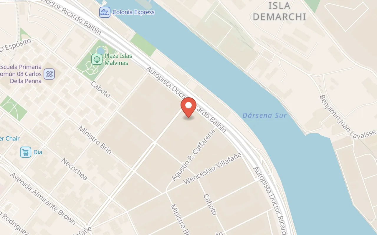 Usina del Arte map