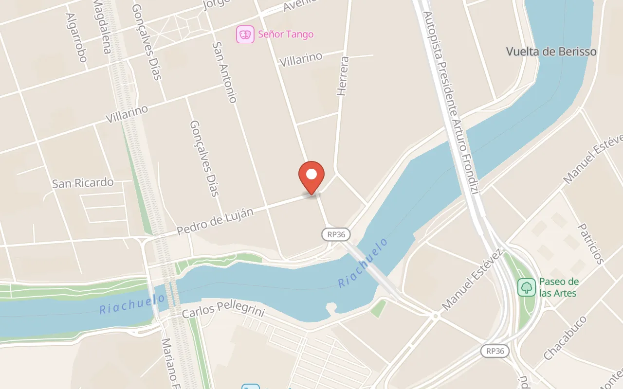 El Puentecito map