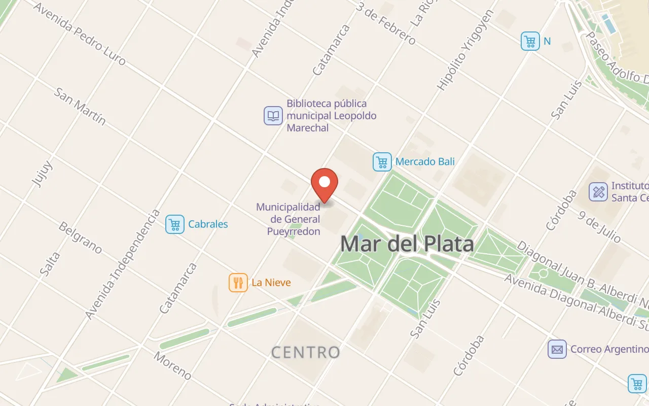 Hotel España map
