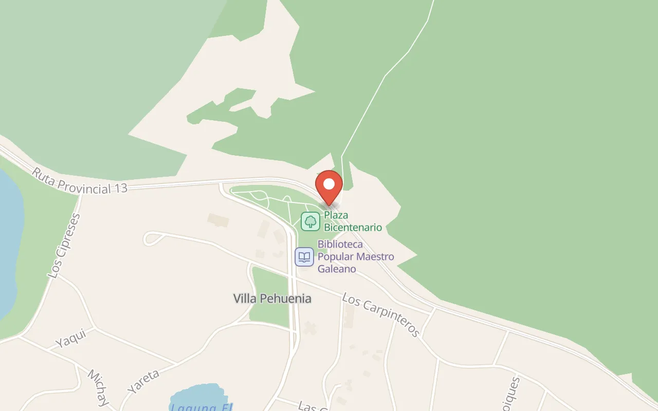Cabañas Bahía Mansa map